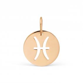 Золотая подвеска Знак зодиака Рыбы Karatov Т100035548 Т100035548 фото