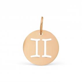 Золотая подвеска Знак зодиака Близнецы Karatov Т100035551 Т100035551 фото