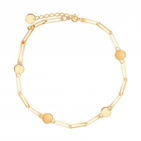 Золотой браслет на ногу Karatov Т100101456 Т100101456 фото