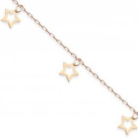 Золотой браслет на ногу Karatov Т10010310 Т10010310 фото