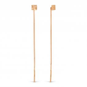 Золотые серьги Karatov Т100622889 Т100622889 фото