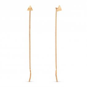 Золотые серьги Karatov Т100622893 Т100622893 фото