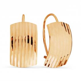 Золотые серьги Karatov Т100626578 Т100626578 фото