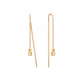 Золотые серьги Karatov Т10062Б079 Т10062Б079 фото