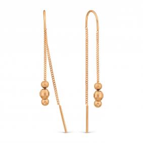 Золотые серьги Karatov Т10062Б082 Т10062Б082 фото