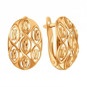 Золотые серьги Karatov Т10062В545 Т10062В545 фото
