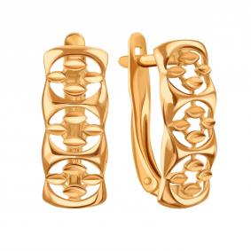 Золотые серьги Karatov Т10062В548 Т10062В548 фото