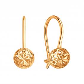 Золотые серьги Karatov Т10062В690 Т10062В690 фото