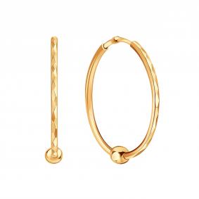 Золотые серьги-трансфрмеры Karatov Т10062В692 Т10062В692 фото