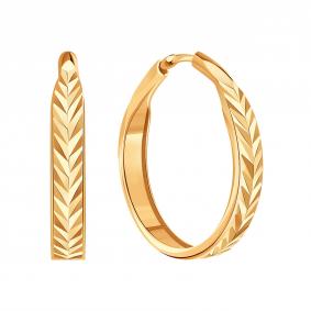 Золотые серьги Karatov Т10062В693 Т10062В693 фото