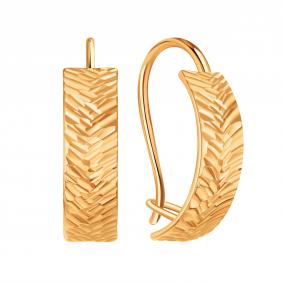 Золотые серьги Karatov Т10062Г246 Т10062Г246 фото