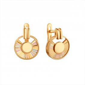 Золотые серьги Karatov Т10062Г451 Т10062Г451 фото