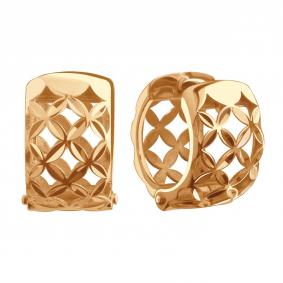 Золотые серьги Karatov Т10062Г627 Т10062Г627 фото