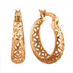 Золотые серьги Karatov Т10062Г628 Т10062Г628 фото