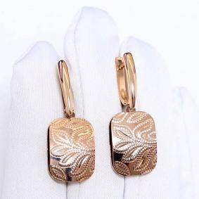 Золотые серьги Karatov Т10062Г956 Т10062Г956 фото