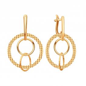 Золотые серьги Karatov Т10062Е076 Т10062Е076 фото