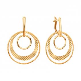 Золотые серьги Karatov Т10062Е077 Т10062Е077 фото