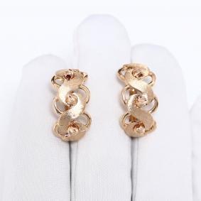 Золотые серьги Karatov Т10062Е103 Т10062Е103 фото