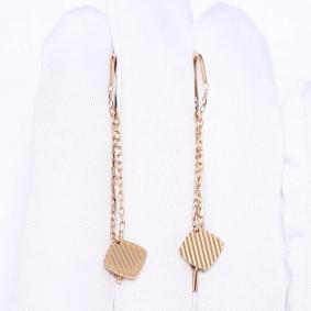 Золотые серьги Karatov Т10062Е276 Т10062Е276 фото