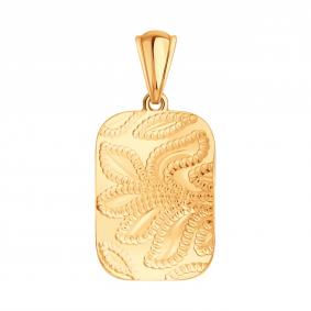 Золотая подвеска Karatov Т100636249 Т100636249 фото