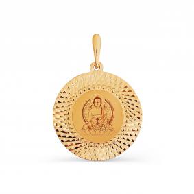 Золотая подвеска Будда Karatov Т100934075 Т100934075 фото