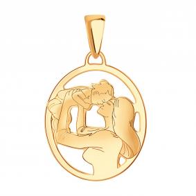 Золотая подвеска Karatov Т100936348 Т100936348 фото