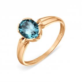 Золотое кольцо Karatov Т10101А331-01 с топазом Т10101А331-01 фото