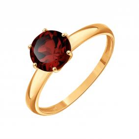 Золотое кольцо Karatov Т10101Б422 с топазом, аметистом и гранатом Т10101Б422 фото