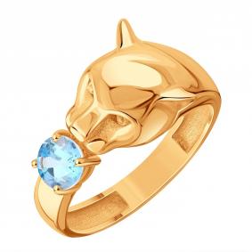 Золотое кольцо Karatov Т10101И051 с топазом Т10101И051 фото