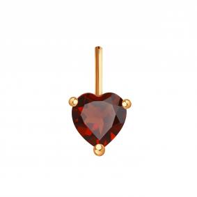 Золотая подвеска Karatov Т101035970 с гранатом Т101035970 фото