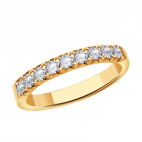 Золотое кольцо Karatov Т10161Д592 с бриллиантом Т10161Д592 фото