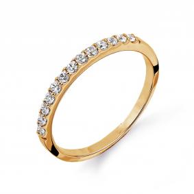 Золотое кольцо Karatov Т102014032 с фианитом Т102014032 фото