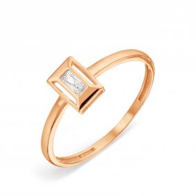 Золотое кольцо Karatov Т102018981 с фианитом Т102018981 фото