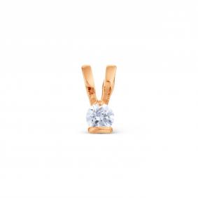 Золотая подвеска Karatov Т10203196 с фианитом Т10203196 фото