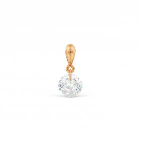 Золотая подвеска Karatov Т102035099 с фианитом Т102035099 фото