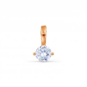 Золотая подвеска Karatov Т10203514 с фианитом Т10203514 фото