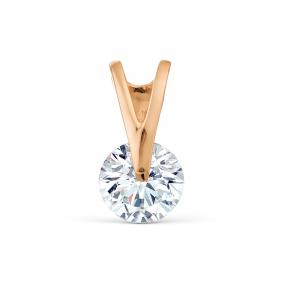 Золотая подвеска Karatov Т102035695 с фианитом Т102035695 фото