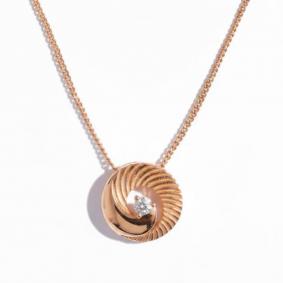 Золотая подвеска Karatov Т102036453 с фианитом Т102036453 фото