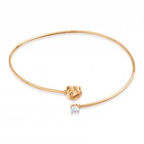 Золотой браслет Karatov Т102101016 с фианитом Т102101016 фото