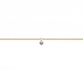 Золотой браслет Karatov Т102101396 с фианитом Т102101396 фото