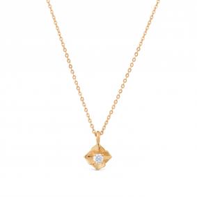 Золотое колье Karatov Т10211622 с фианитом Т10211622 фото