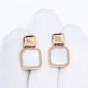 Золотые серьги Karatov Т10302Е144 с перламутром Т10302Е144 фото