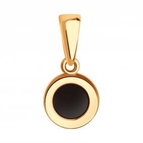 Золотая подвеска Karatov Т103036158 с ониксом Т103036158 фото