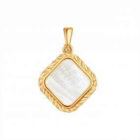 Золотая подвеска Karatov Т103036299 с перламутром Т103036299 фото