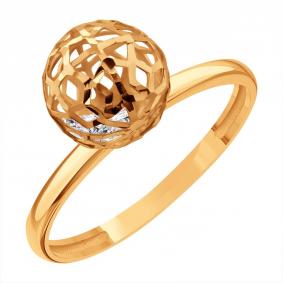 Золотое кольцо Karatov Т10761Д357 с фианитом Т10761Д357 фото