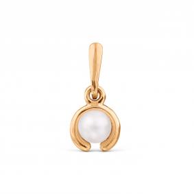 Золотая подвеска Karatov Т108035335 с жемчугом Т108035335 фото