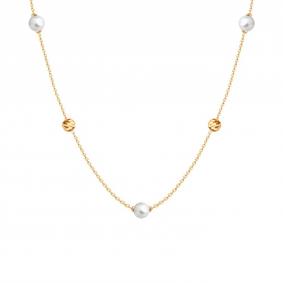 Золотой браслет Karatov Т108101466 с жемчугом Т108101466 фото