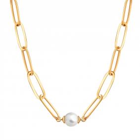 Золотое колье Karatov Т108111023 с жемчугом Т108111023 фото