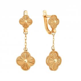 Золотые серьги Karatov Т11062В567 Т11062В567 фото