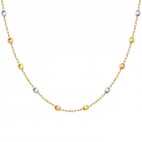 Колье из комбинированного золота Karatov Т130112108 Т130112108 фото